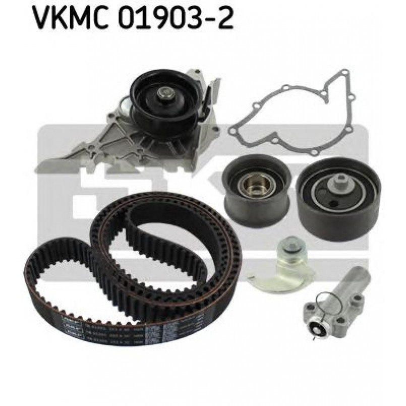 VKMC 01903-2 SKF - Насос охолоджуючої рідини + комплект зубчатого ремня